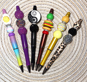 Silicone Beaded Pens