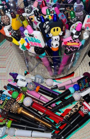 Beaded Ink Pens