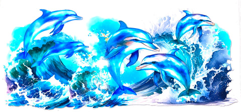 #305 Dolphins UVDTF