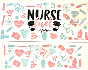 Nurse Fuel 40 oz. Tumbler wrap