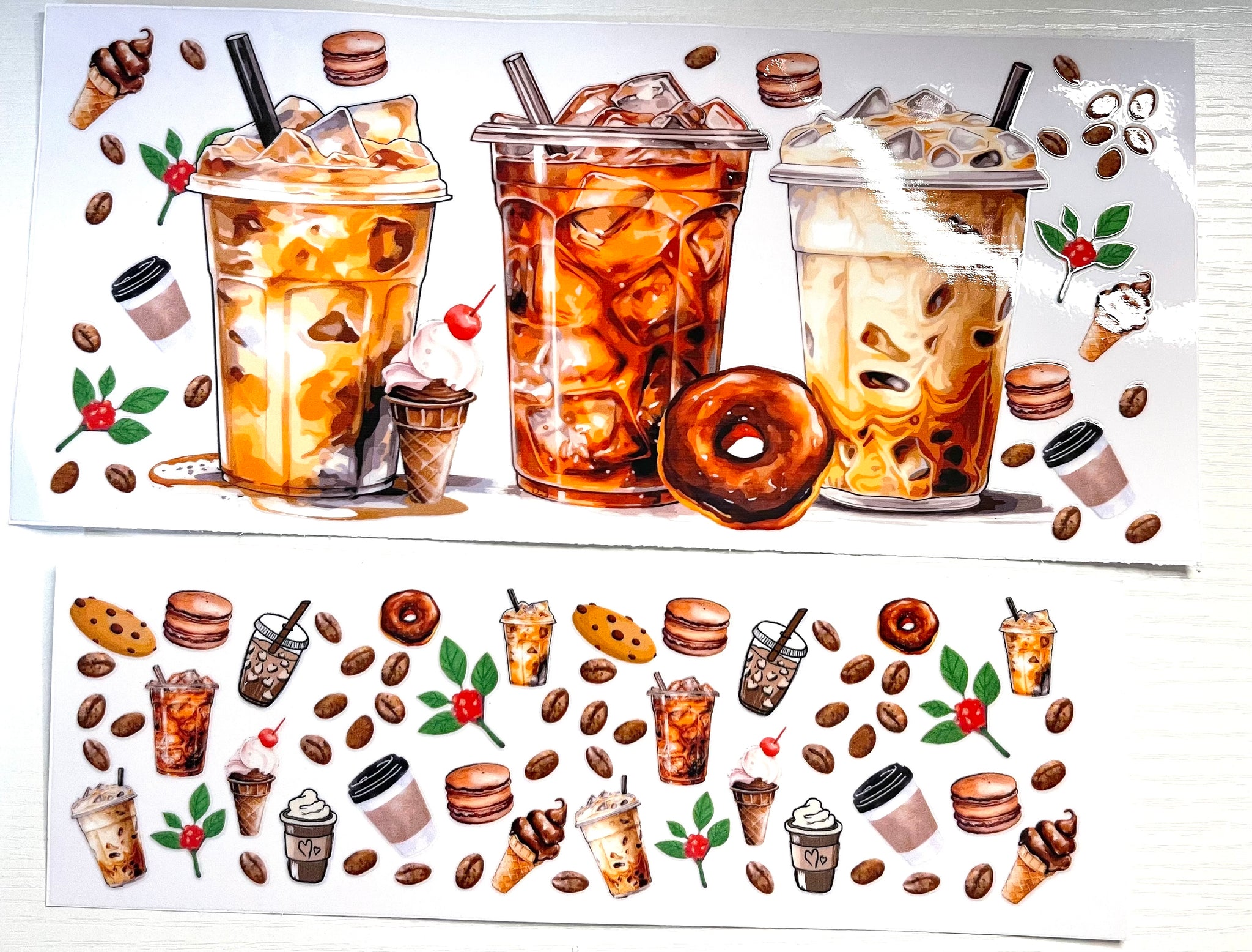 Ice Coffee 40 oz. Tumbler Wrap