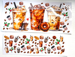 Ice Coffee 40 oz. Tumbler Wrap