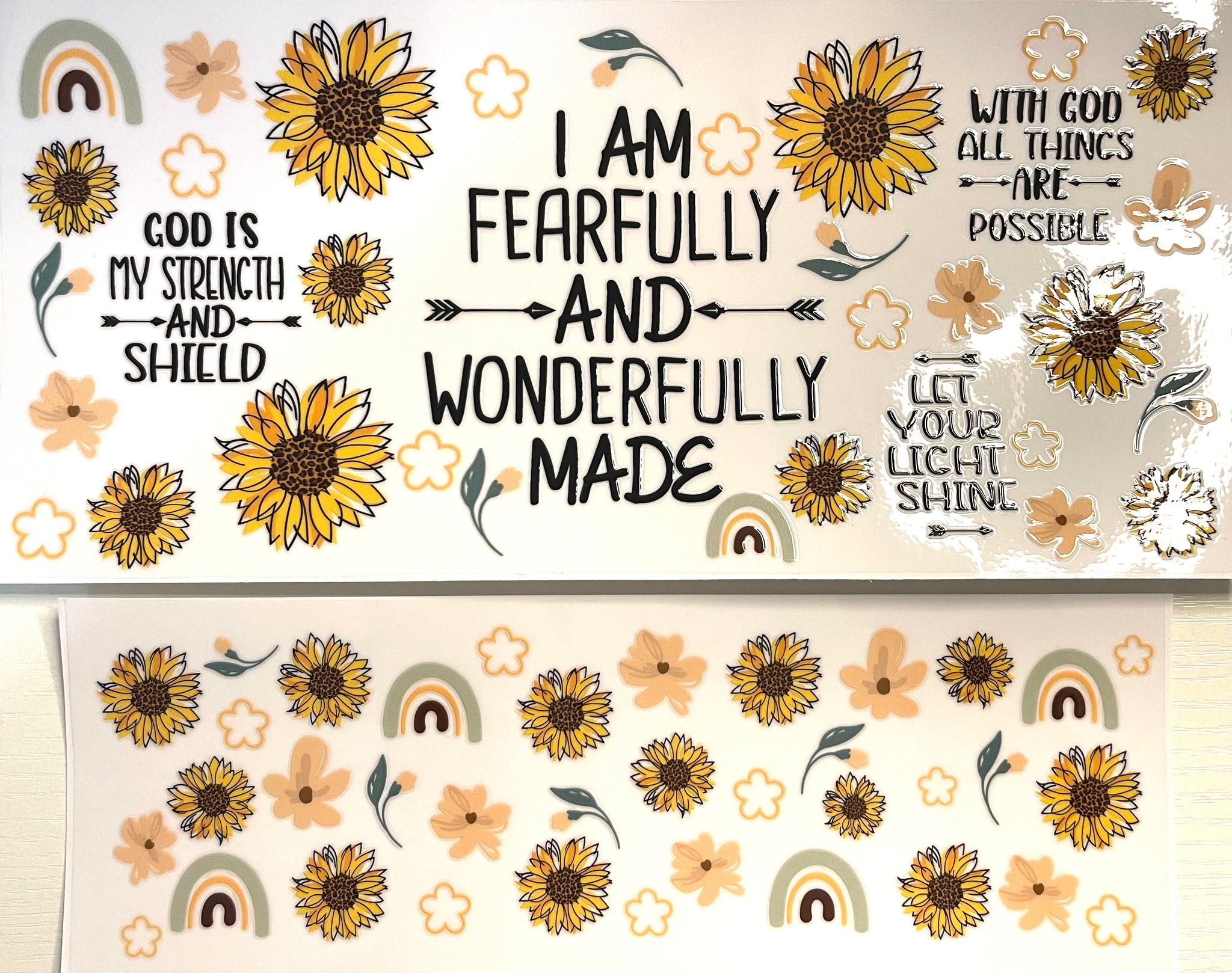 40 oz. Tumbler Sunflower Wrap