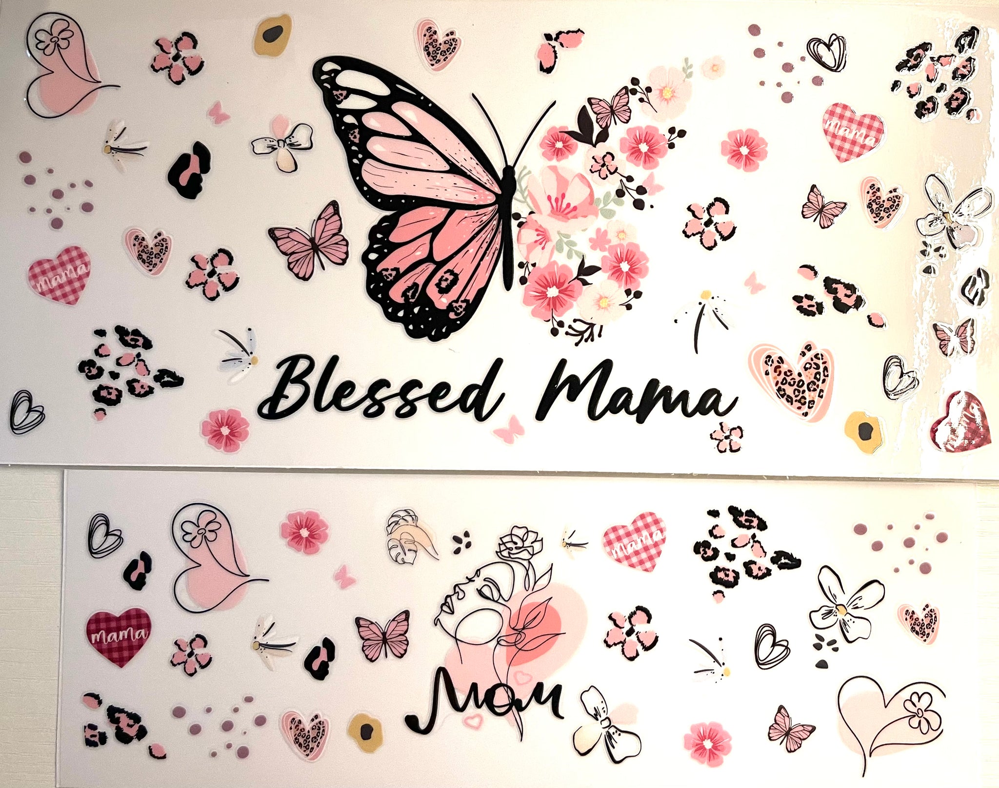 Blessed Mama 40 oz. Tumbler UVDTF Wrap