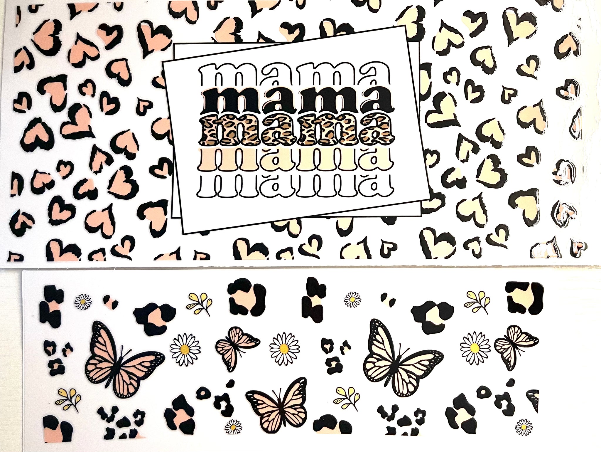 Mama Leopard 40 oz. UVDTF Wrap