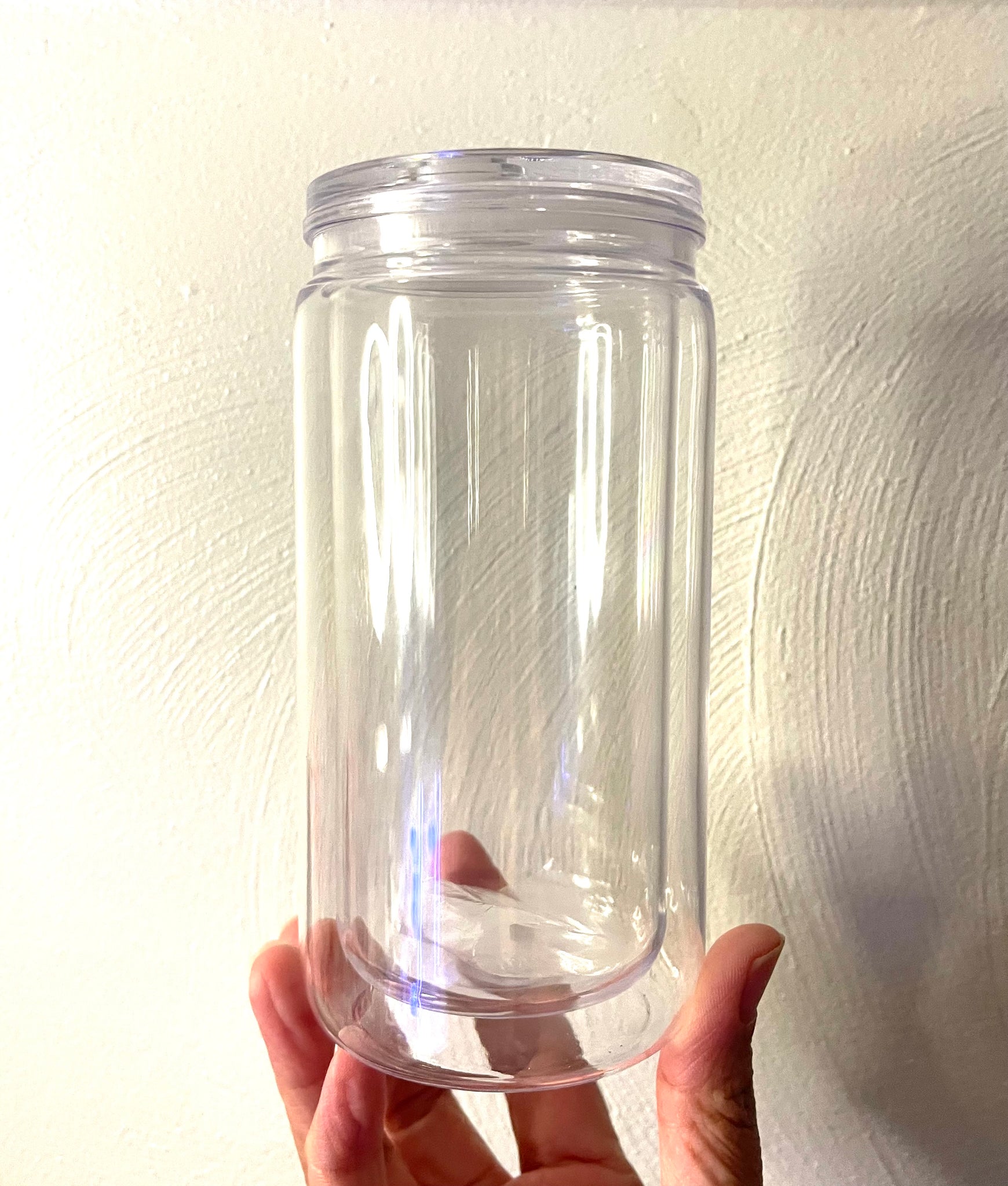 16 oz. Acrylic Snow Globe Tumbler