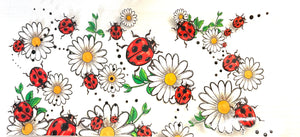 #318 Lady Bugs UVDTF Tumbler Wrap