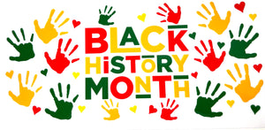 Black History Month Hands UVDTF Tumbler Wrap
