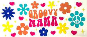 #325 Groovy Mama UVDTF Tumbler Wrap