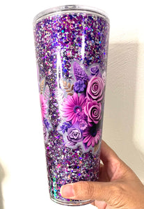 Mom 24 oz. Acrylic Snow Globe Tumbler